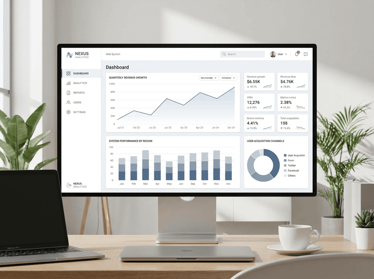 Custom Web Systems dan Dashboard Kampung Code